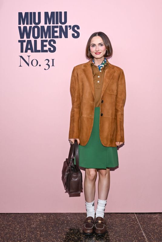 MAUDE APATOW at Miu Miu Women