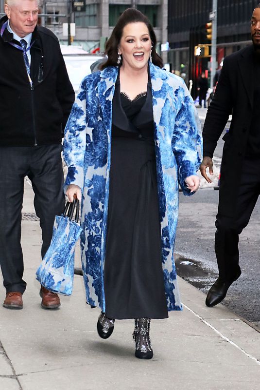 MELISSA MCCARTHY Arrives at Late Show with Stephen Colbert in New York 02/19/2026