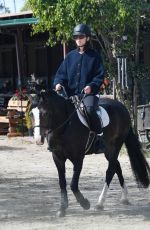 MIA GOTH at Horseback Riding in Los Angeles 02/18/2026
