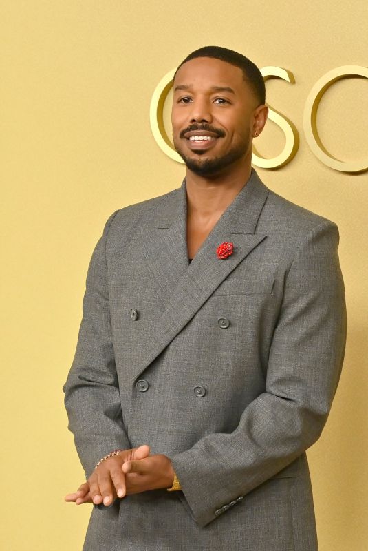 Michael B. Jordan at 98th Oscar Nominees Luncheon at The Beverly Hilton in Beverly Hills 02/10/2026