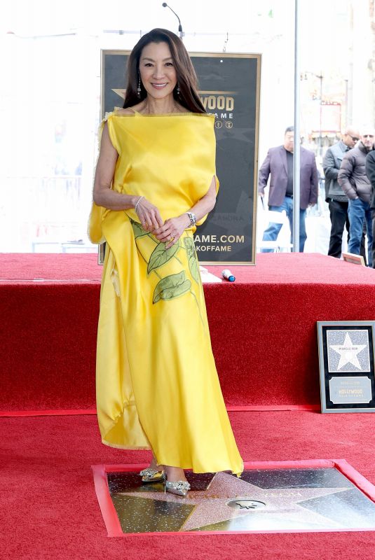 MICHELLE YEOH Honored with Star on Hollywood Walk of Fame in Hollywood 02/18/2026