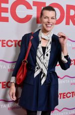 MILLA JOVOVICH at Protector Premiere in Los Angeles 02/25/2026