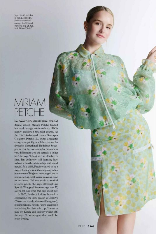 MIRIAM PETCHE for Elle UK, March 2026