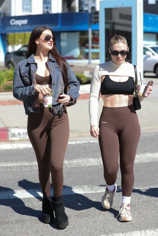 NATALIE MAGUIRE and AUDREY LINGLE at Alfred Coffee in West Hollywood 02/21/2026