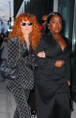 NATASHA LYONNE and UZO ADUBA Leaves Christian Siriano Fashion Show in New York 02/12/2026