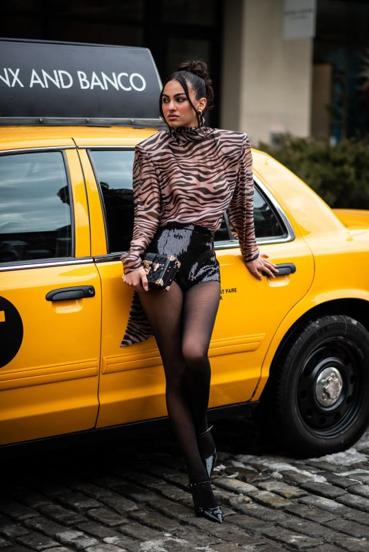 NICOLE SAHEBI Arrives at Bronx and Banco Show at New York Fashion Week 02/15/2026