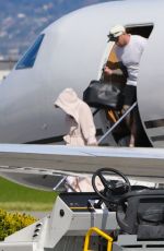NINA DOBREV and SELENA GOMEZ Returning from Their Vacation in Los Angeles 02/23/2026