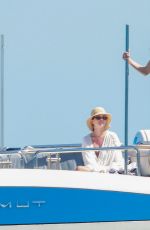 NINA DOBREV in Bikini at a Luxury Yacht with Friends in Los Cabos 02/21/2026