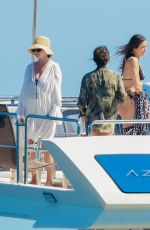NINA DOBREV in Bikini at a Luxury Yacht with Friends in Los Cabos 02/21/2026