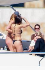 NINA DOBREV in Bikini at a Luxury Yacht with Friends in Los Cabos 02/21/2026