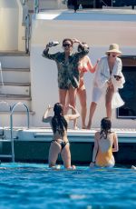 NINA DOBREV in Bikini at a Luxury Yacht with Friends in Los Cabos 02/21/2026