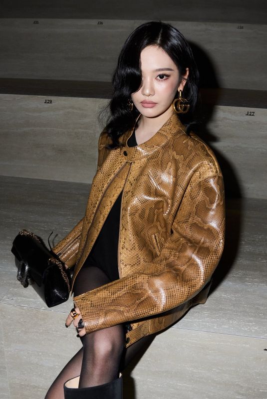 NINGNING at Gucci FW26 Fashion Show in Milan 02/27/2026