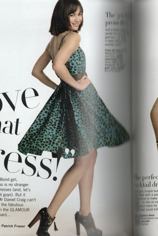 OLGA KURYLENKO in Glamour UK, December 2008