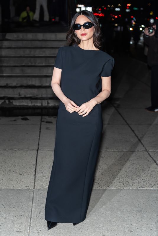 OLIVIA MUNN at Khaite Spring/summer 2026 Fashion Show at Park Avenue Armory in New York 02/14/2026