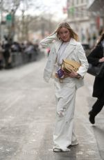 OLIVIA PONTON Arrives at Coach Fall 2026 Runway Show at New York Fashion Week 02/11/2026