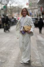 OLIVIA PONTON Arrives at Coach Fall 2026 Runway Show at New York Fashion Week 02/11/2026