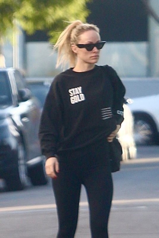 OLIVIA WILDE Arrives at Tracy Anderson Gym in Studio City 02/03/2026