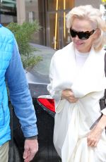 PAMELA ANDERSON Arrives at NBC Studio in New York City 02/11/2026