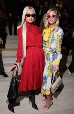 PARIS and NICKY HILTON at Gucci FW26 Fashion Show in Milan 02/27/2026