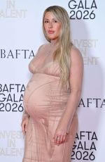Pregnant ELLIE GOULDING at BAFTA Invest in Talent Gala 2026 at The Chancery Rosewood in London 02/12/2026