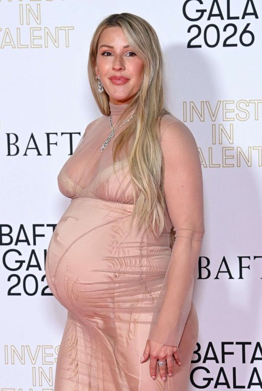 Pregnant ELLIE GOULDING at BAFTA Invest in Talent Gala 2026 at The Chancery Rosewood in London 02/12/2026