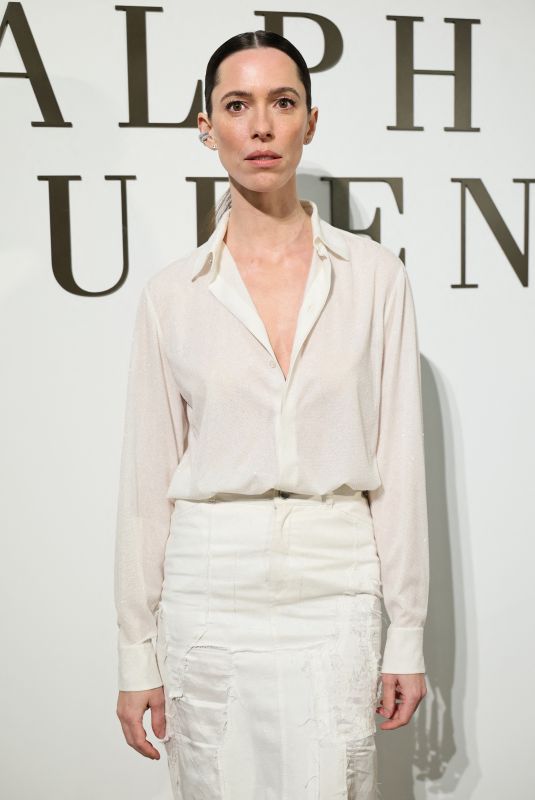 REBECCA HALL at Ralph Lauren Fashion Show at New York Fashion Week 02/10/2026