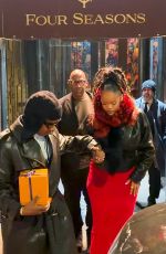 RIHANNA and A$AP Rocky Out for Valentine