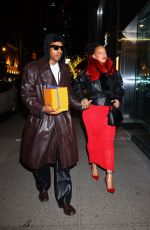 RIHANNA and A$AP Rocky Out for Valentine
