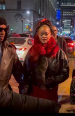 RIHANNA and A$AP Rocky Out for Valentine