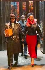 RIHANNA and A$AP Rocky Out for Valentine