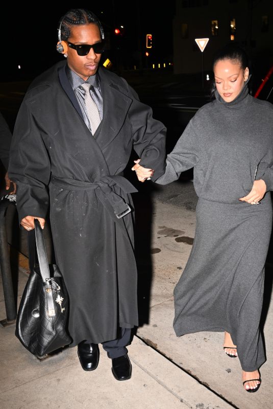 RIHANNA and ASAP Rocky Out for Dinner at Giorgio Baldi in Santa Monica 02/05/2026