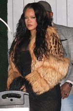 RIHANNA Arrives at Her Birthday Party at Giorgio Baldi in Santa Monica 02/20/2026