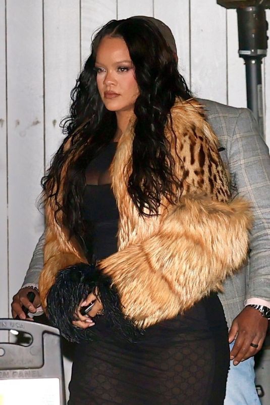 RIHANNA Arrives at Her Birthday Party at Giorgio Baldi in Santa Monica 02/20/2026