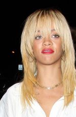 RIHANNA Heading to Pizzeria Mozza for Dinner in Los Angeles 02/09/2012