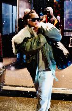 RIHANNA Leaves Four Seasons Downtown in New York City 02/15/2026