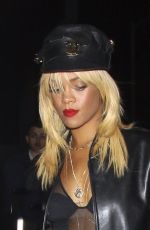 RIHANNA Leaves Greystone Manor Nightclub in Los Angeles 02/05/2012