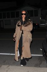 RIHANNA Out for a Late Night Dinner at Giorgio Baldi in Santa Monica 02/22/2026