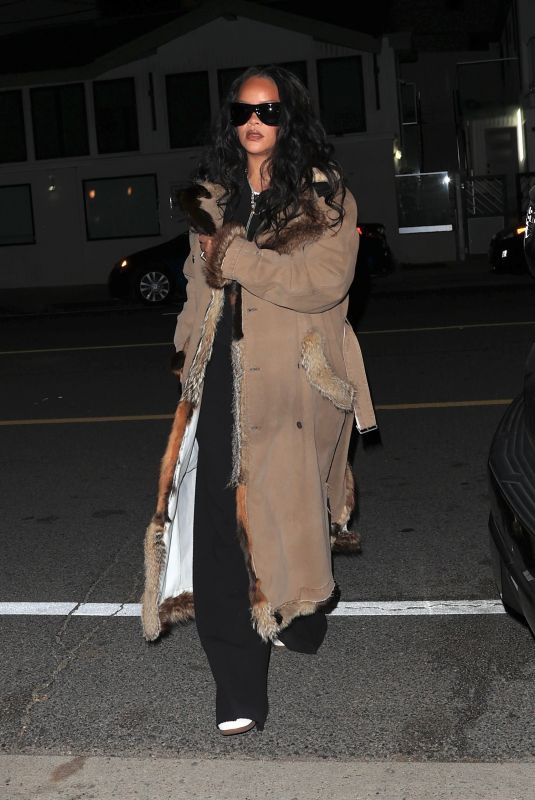 RIHANNA Out for a Late Night Dinner at Giorgio Baldi in Santa Monica 02/22/2026