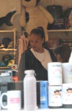 RIHANNA Out Shopping at at Kitson Kids in Los Angeles 02/10/2026