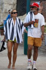 RITA ORA in Bikini Top Leaves a Beach in Sydney 02/09/2026
