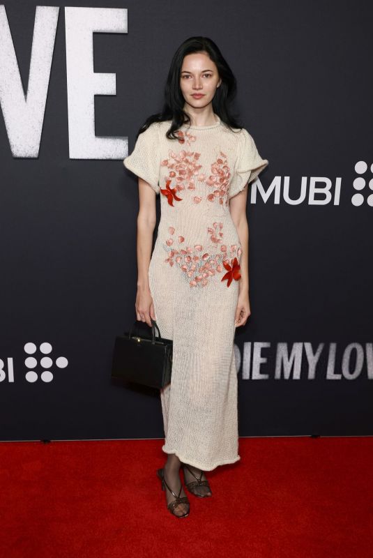 RYLEE STUMPF at Die My Love Premiere in New York 11/01/2025