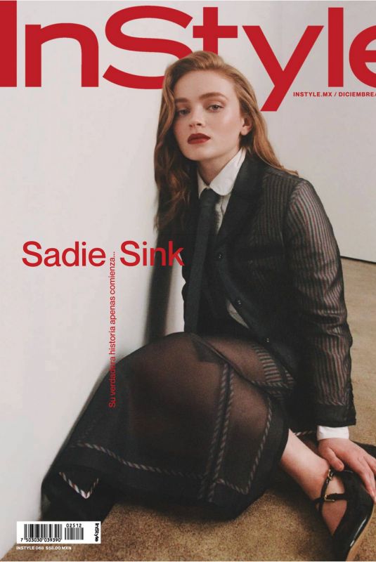 SADIE SINK in InStyle Mexico, December 2025/January 2026