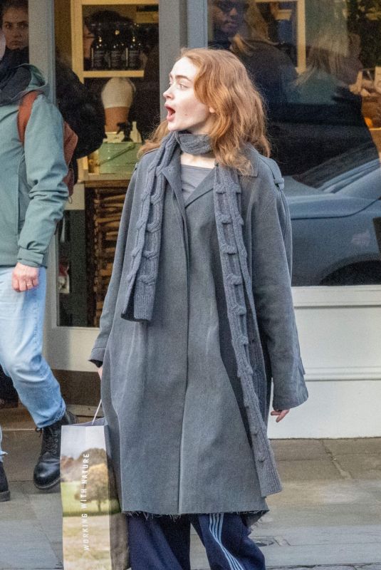 SADIE SINK Out Shopping in Notting Hill in London 01/31/2026