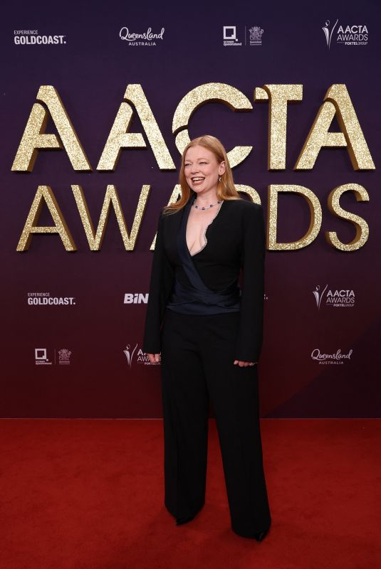 SARAH SNOOK at 2026 AACTA Awards at HOTA in Gold Coast 02/06/2026