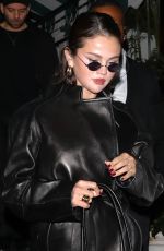 SELENA GOMEZ Leaves Brooks Nader