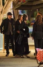 SELENA GOMEZ Meets Friends at Larchmont Village for a Galentine