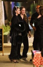 SELENA GOMEZ Meets Friends at Larchmont Village for a Galentine