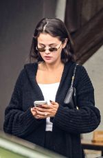 SELENA GOMEZ Out for Sunday Brunch with Friends and Family at Max and Helen