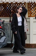 SELENA GOMEZ Out for Sunday Brunch with Friends and Family at Max and Helen