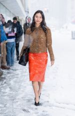 SUNISA LEE and CHLOE KIM Outside Today Show Studio in New York City 02/23/2026
